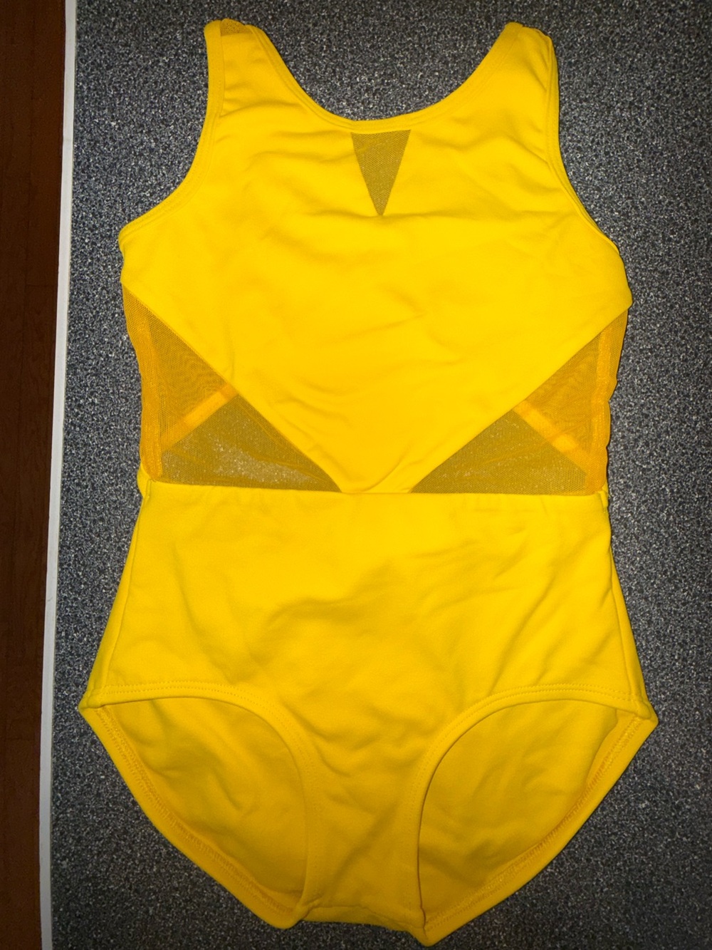 Purple Pixies Yellow Dance Leotard Size Child Medium